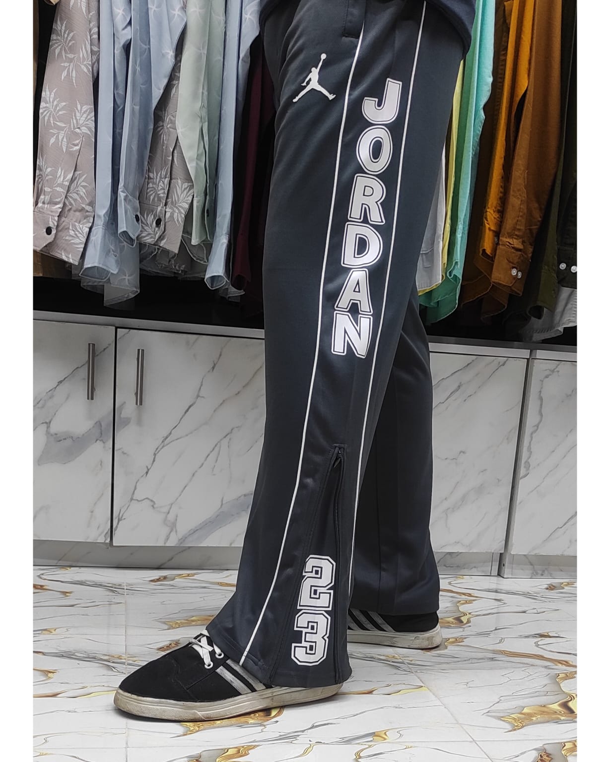 1 pcs Masterpiece Premium Loose-Fit Trouser(Dark Grey)