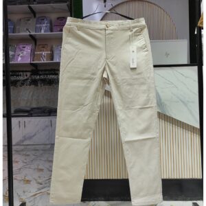 1 pcs classic formal pant(Off white)
