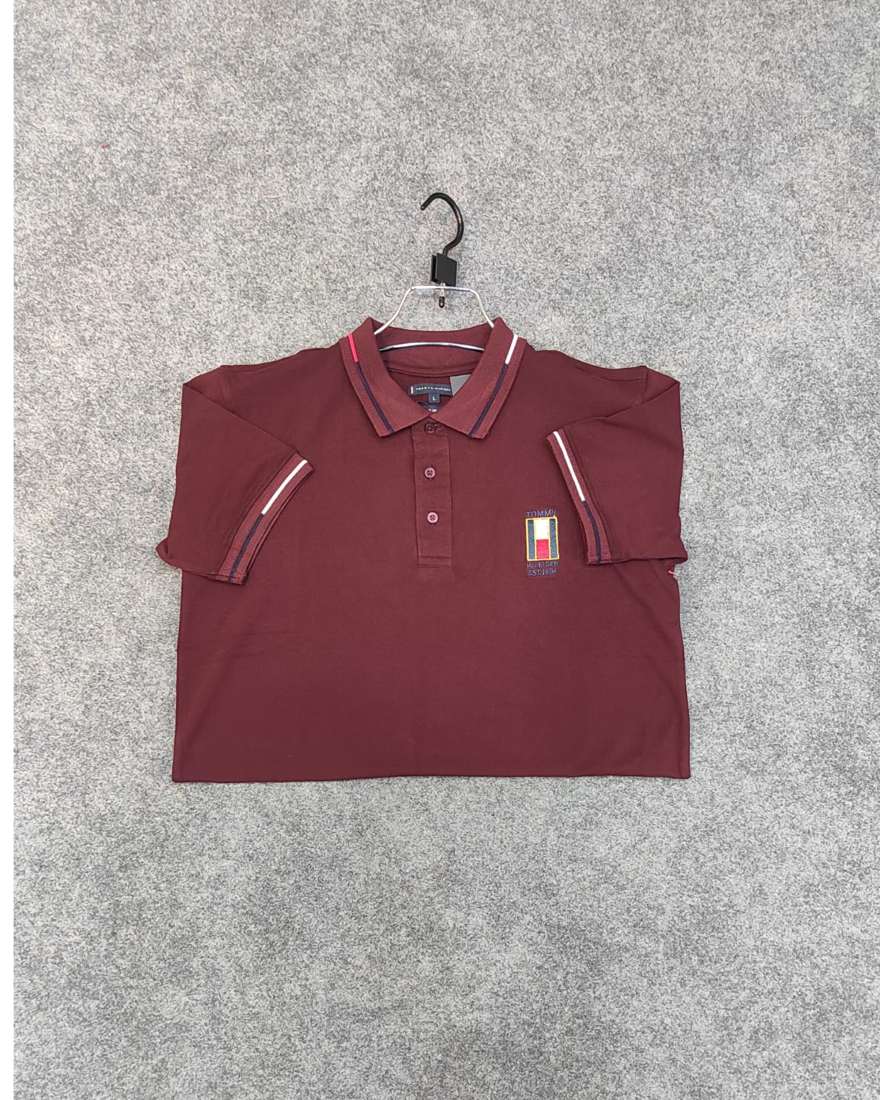 1 pcs Luxury polo t-shirt(Maroon)