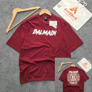 Oversized Exported Drop Shoulder T-shirt(Balmain)