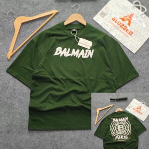 Oversized Exported Drop Shoulder T-shirt(Balmain)