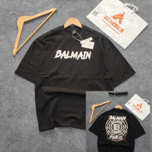 Oversized Exported Drop Shoulder T-shirt(Balmain)