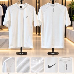 Exported Masterpiece Drop Shoulder T-Shirt(White)