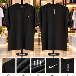 Exported Masterpiece Drop Shoulder T-Shirt(Black)