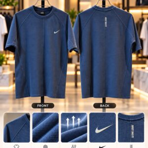 Exported Masterpiece Drop Shoulder T-Shirt(Navy)